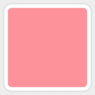 salmon pink Sticker